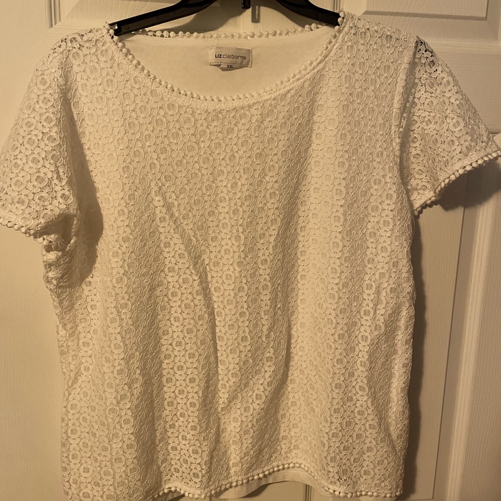 Liz Claiborne lace top xxl